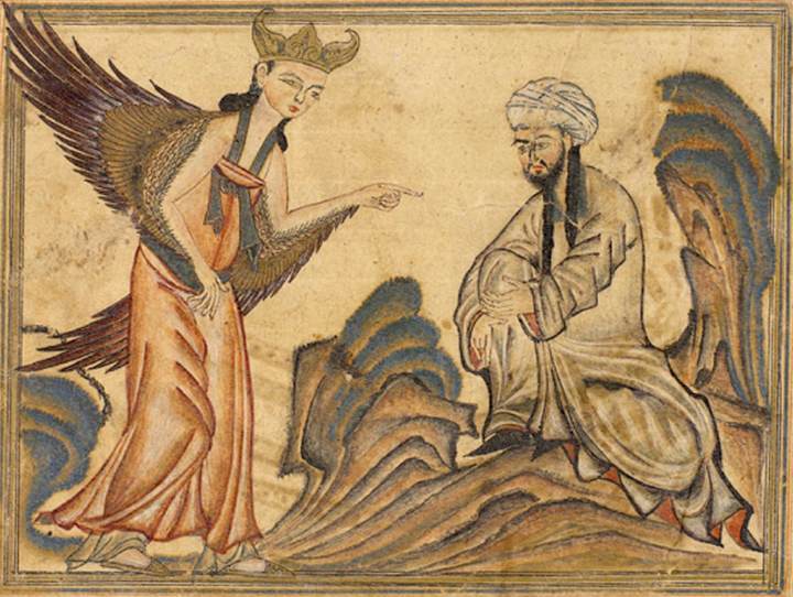 Mohammed erhält die erste Offenbarung - Rashid
al-Din